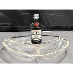 Very Rare Tanqueray Gin Pub Bar Peanut Dish 1960s Home Bar EUC